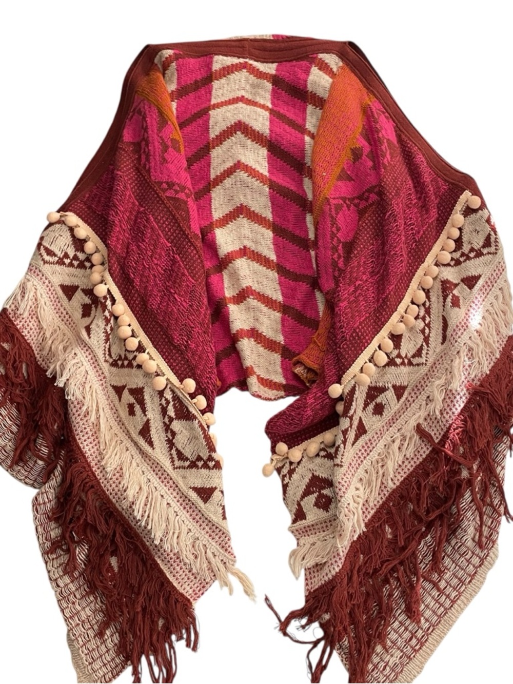 Anthropologie‎ Moth Durango Jacquard Boho Vest - Picture 12 of 15